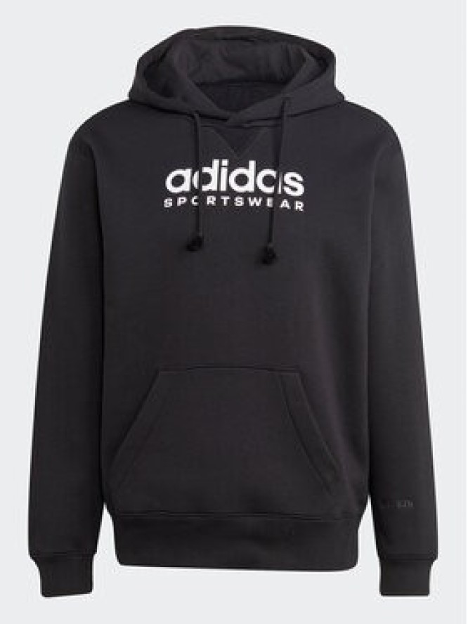 adidas Bluza All SZN Fleece Graphic Hoodie IC9771 Czarny Loose Fit