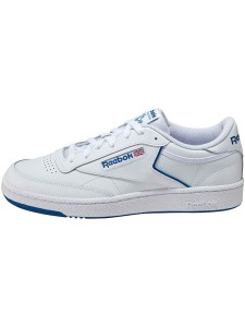 Reebok Skórzane sneakersy "Club C 85" w kolorze biało-niebieskim rozmiar: 42