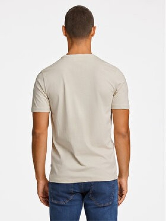 Lindbergh T-Shirt 30-400200 Beżowy Relaxed Fit