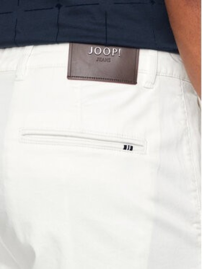 JOOP! Jeans Szorty materiałowe 15 JJF-65Rudo-D 30041957 Biały Regular Fit