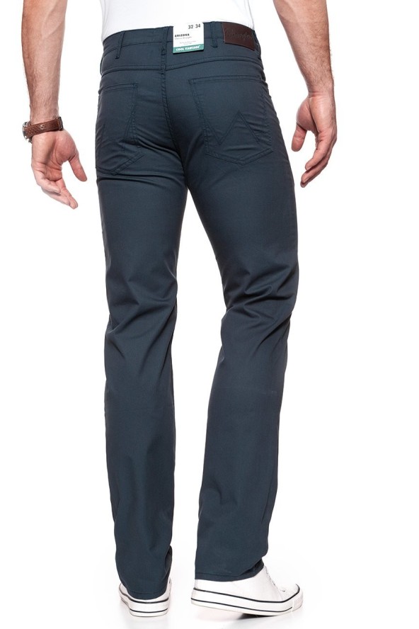 WRANGLER SPODNIE MĘSKIE ARIZONA STRETCH NAVY W12OAN114