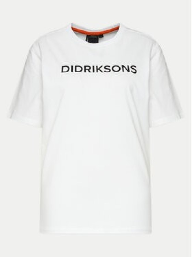 Didriksons T-Shirt Harald 505551 Biały Regular Fit