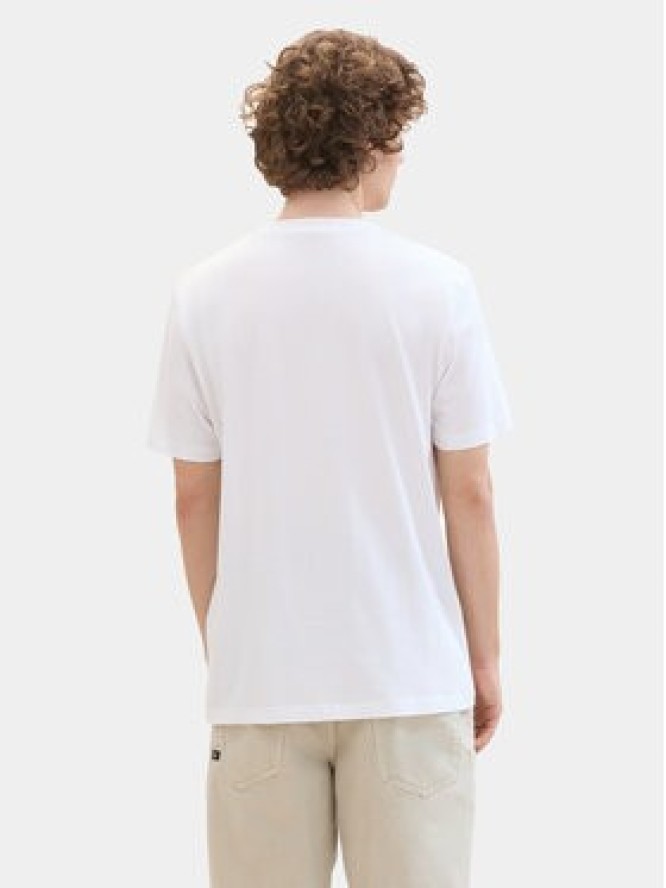 Tom Tailor Denim T-Shirt 1042065 Biały Regular Fit