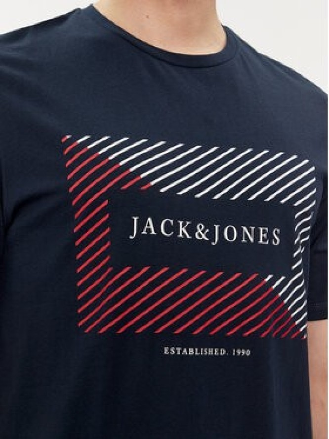 Jack&Jones T-Shirt Cyrus 12247810 Granatowy Standard Fit