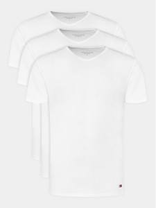 Tommy Hilfiger Komplet 3 t-shirtów UM0UM03137 Biały Regular Fit