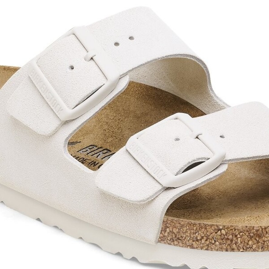 Klapki męskie BIRKENSTOCK ARIZONA LEVE ANTIQUE WHITE