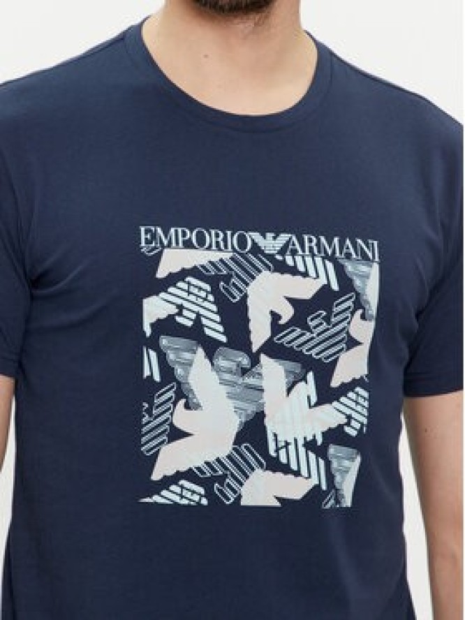 Emporio Armani Underwear T-Shirt 211818 4R468 68036 Granatowy Regular Fit