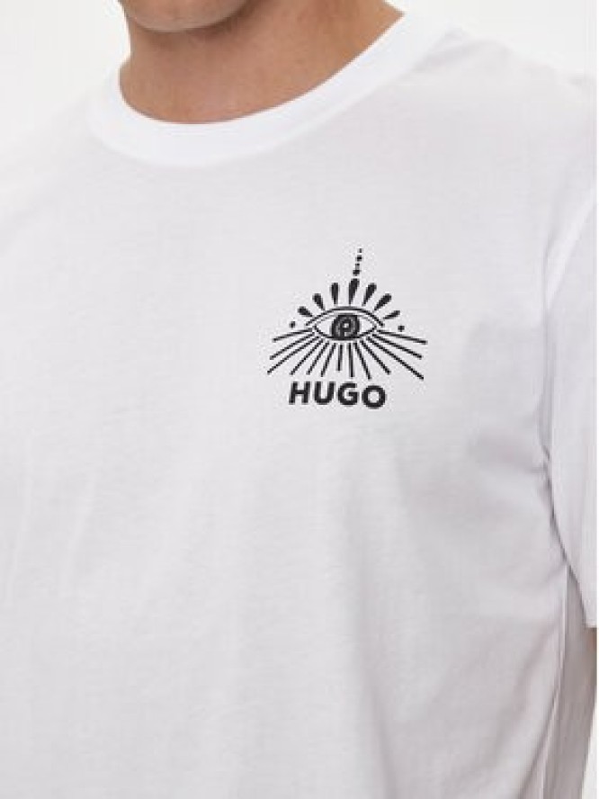 Hugo T-Shirt Dedico 50513828 Biały Regular Fit