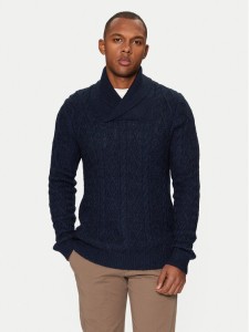 s.Oliver Sweter 2152201 Granatowy Regular Fit