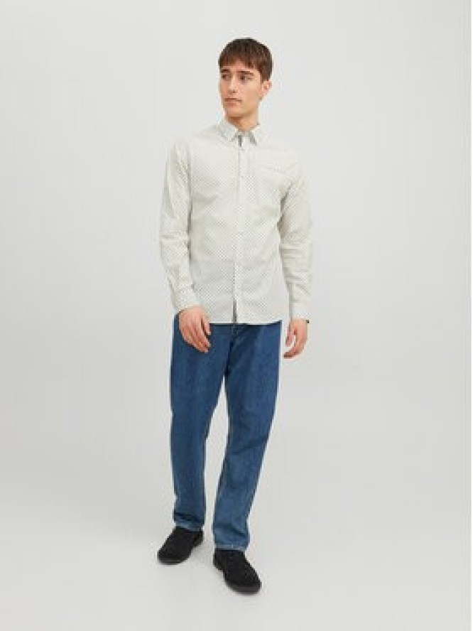 Jack&Jones Koszula 12235969 Biały Slim Fit