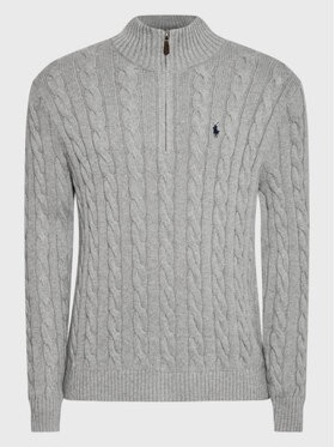 Polo Ralph Lauren Sweter 710810841002 Szary Regular Fit