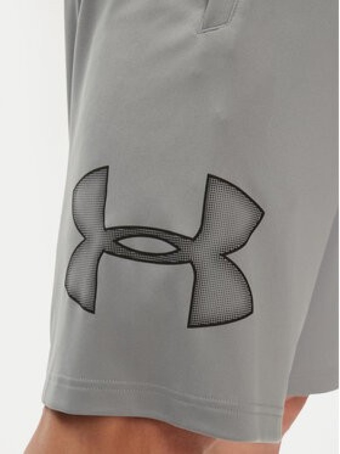 Under Armour Szorty sportowe Ua Tech Graphic Short 1306443-035 Szary Loose Fit