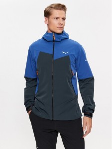 Salewa Kurtka softshell Sella DST 28468 Niebieski Regular Fit