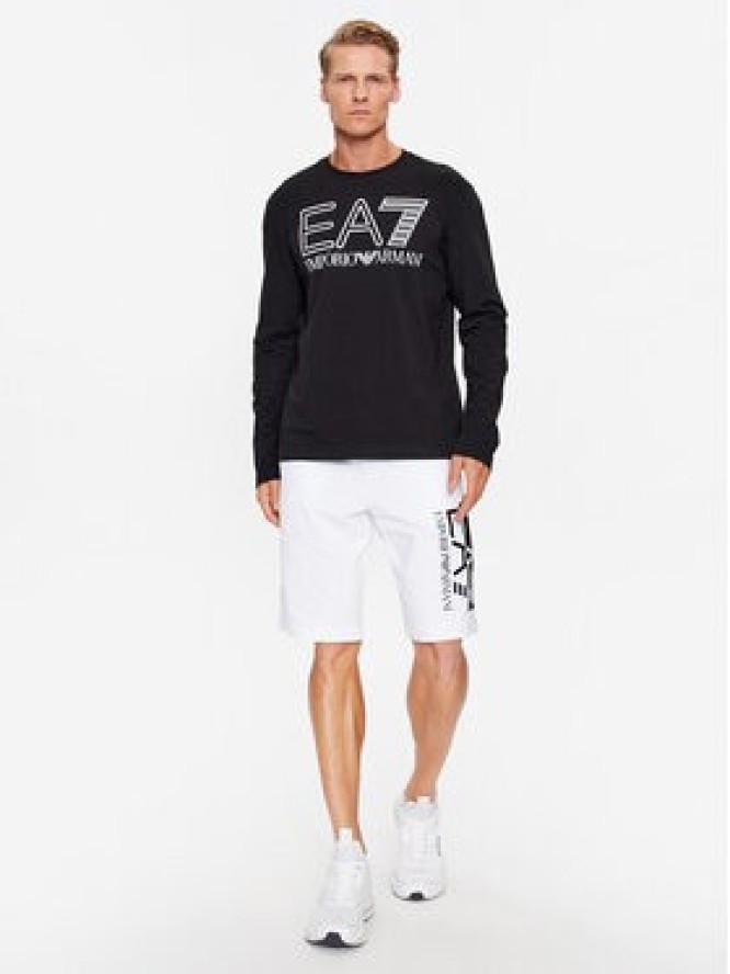 EA7 Emporio Armani Longsleeve 6RPT04 PJFFZ 1200 Czarny Regular Fit