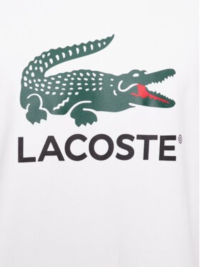 Lacoste Bluza SH1281 Biały Regular Fit