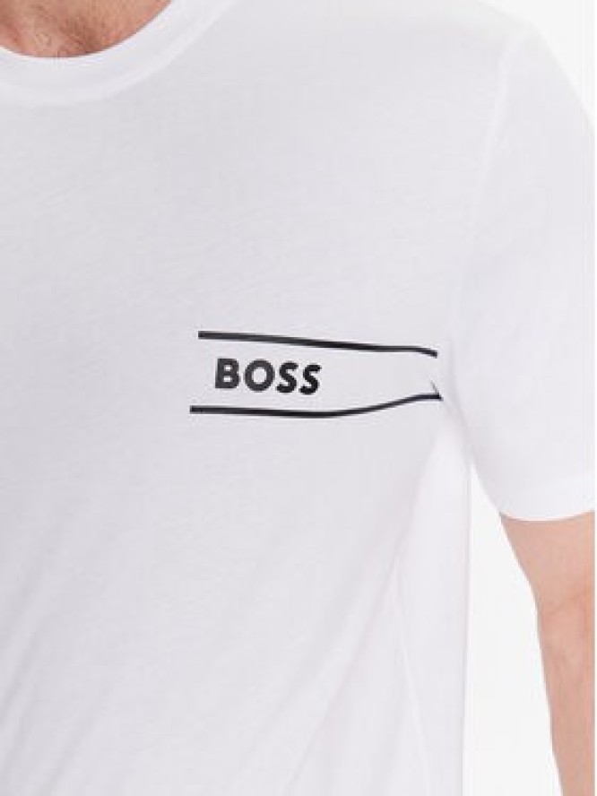 Boss T-Shirt 50483644 Biały Regular Fit