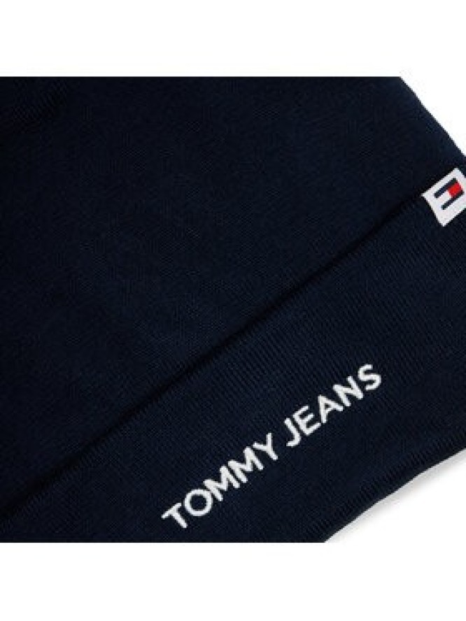 Tommy Jeans Czapka Linear Logo AM0AM12025 Granatowy