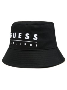 Guess Kapelusz Bucket Nola Headwear AM5016 COT01 Czarny