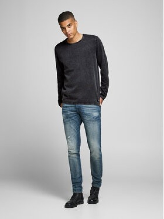 Jack&Jones Sweter Leo 12174001 Czarny Regular Fit