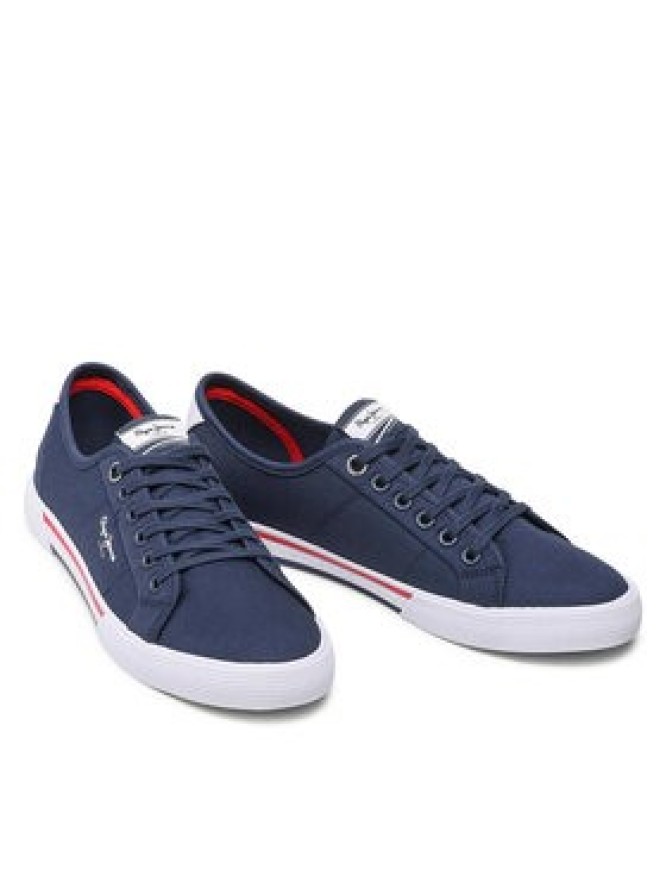 Pepe Jeans Tenisówki Brady Men Basic PMS30816 Granatowy