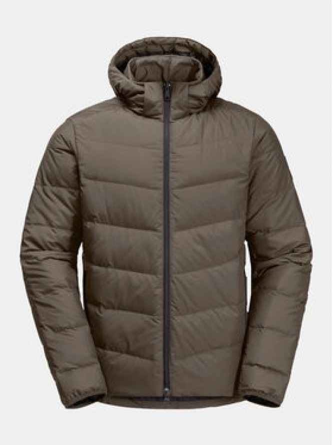 Jack Wolfskin Kurtka puchowa Colonius Jkt 1207431 Brązowy Regular Fit