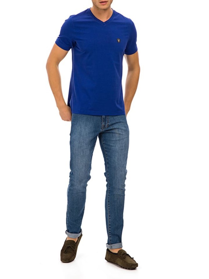 Galvanni Koszulka w kolorze niebieskim rozmiar: 4XL
