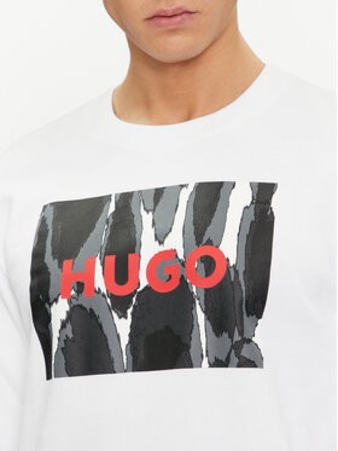 Hugo Bluza Duragol_U242 50513335 Biały Regular Fit