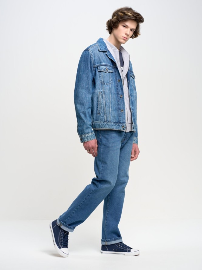 Spodnie jeans męskie Trent 114