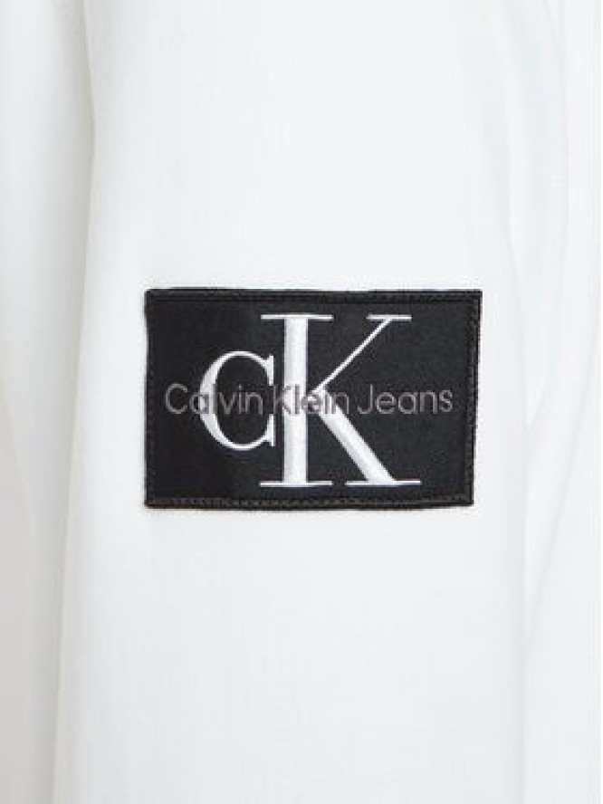 Calvin Klein Jeans Bluza J30J323426 Biały Regular Fit