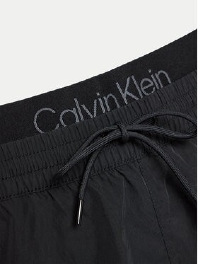 Calvin Klein Swimwear Szorty kąpielowe KM0KM01081 Czarny Regular Fit