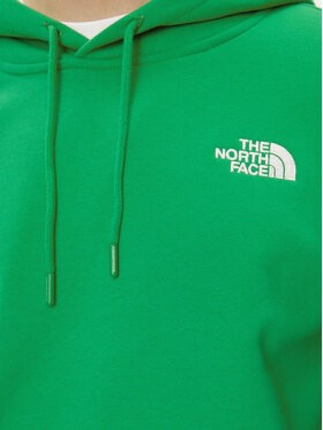 The North Face Bluza Essential NF0A7ZJ9 Zielony Regular Fit