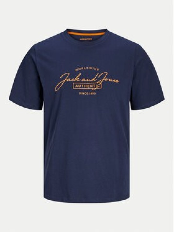 Jack&Jones T-Shirt Erris 12256799 Granatowy Standard Fit