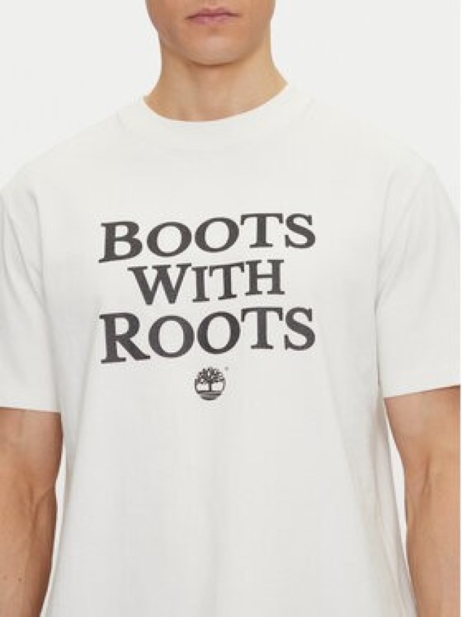 Timberland T-Shirt TB0A6F4N Biały Regular Fit