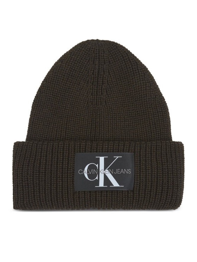 Calvin Klein Jeans Czapka Monologo Patch Beanie K50K506242 Brązowy