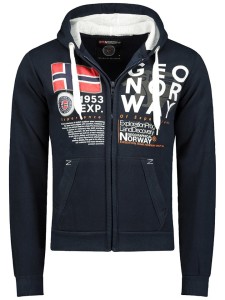 Geographical Norway Bluza "Gasado" w kolorze granatowym rozmiar: XL