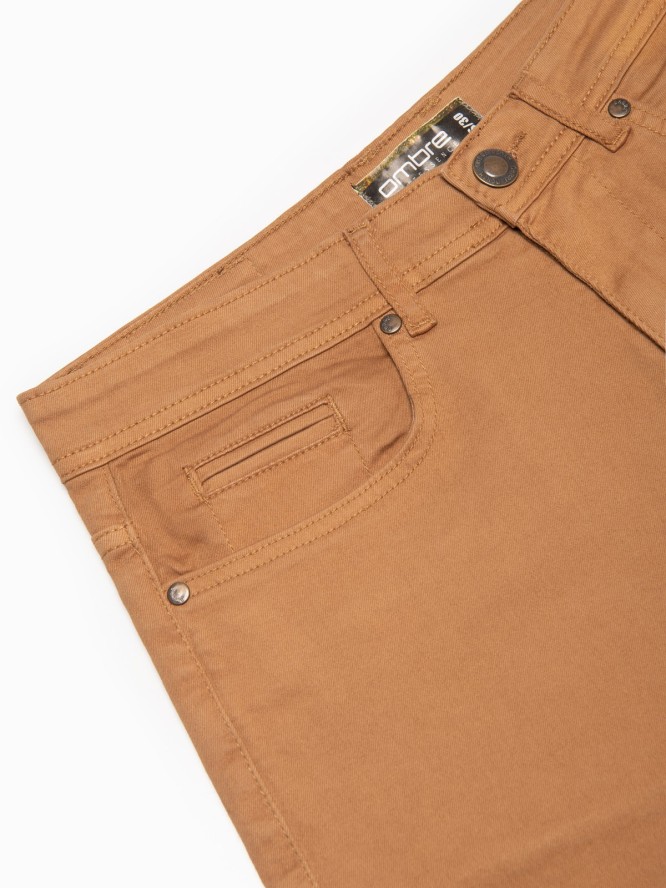 Szorty męskie CHINO - camel V17 OM-SRDS-0103 - XL