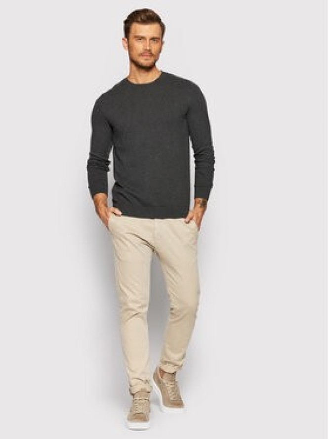 Selected Homme Sweter Berg 16074682 Szary Regular Fit