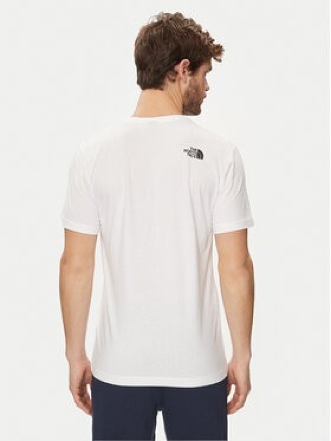 The North Face T-Shirt Never Stop NF0A87NS Biały Regular Fit