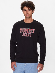 Tommy Jeans Bluza DM0DM16366 Czarny Regular Fit