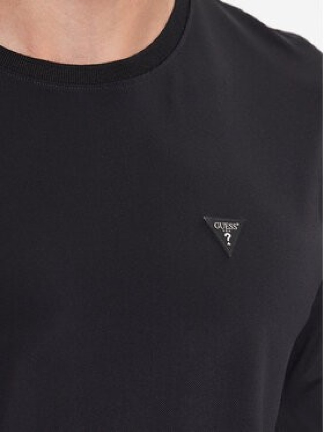 Guess T-Shirt M3YI39 KBS60 Czarny Slim Fit