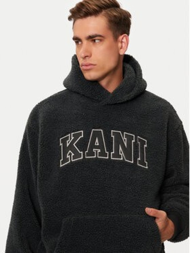 Karl Kani Bluza Serif Teddy 60210117 Szary Regular Fit