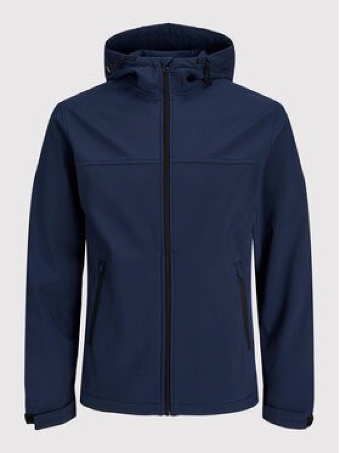 Jack&Jones Kurtka softshell Marvin 12212363 Granatowy Regular Fit