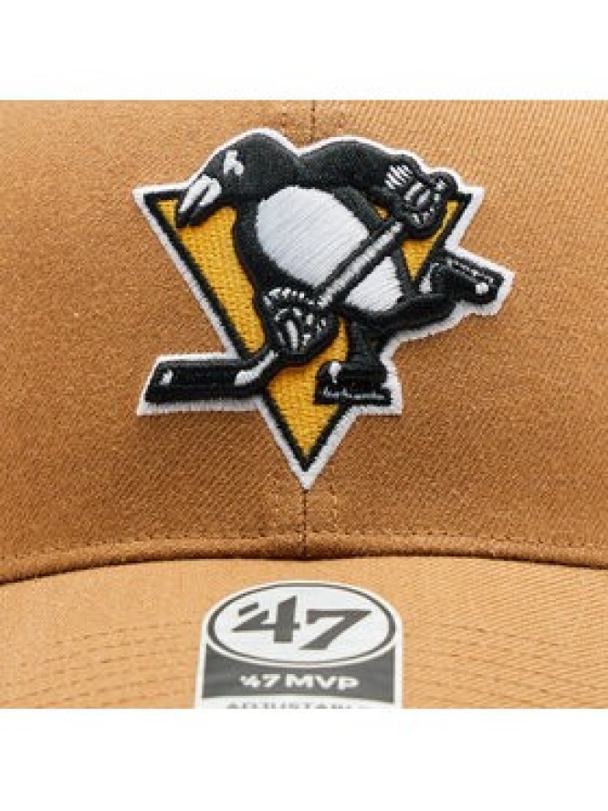 47 Brand Czapka z daszkiem NHL Pittsburgh Penguins '47 MVP SNAPBACK H-MVPSP15WBP-QL Brązowy