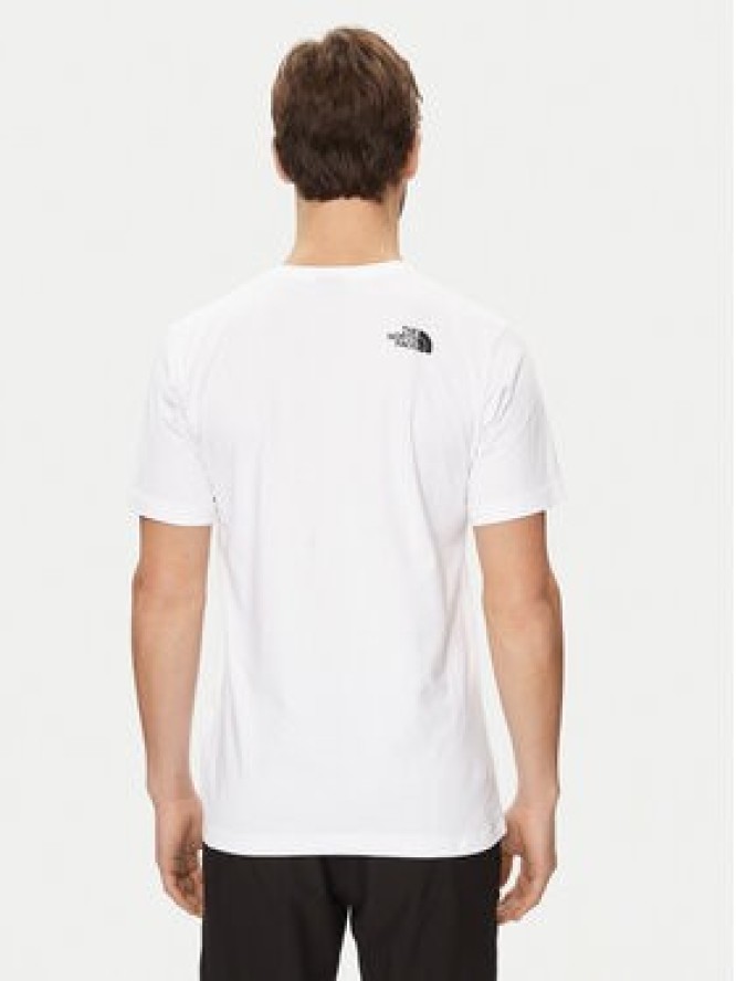 The North Face T-Shirt Easy NF0A87N5 Biały Regular Fit