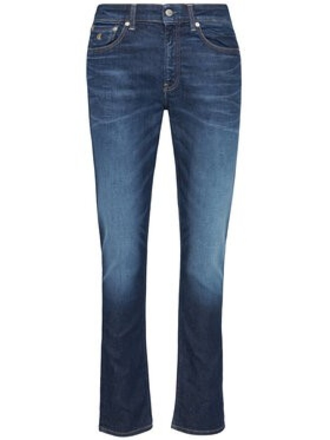 Calvin Klein Jeans Jeansy J30J317659 Granatowy Slim Fit