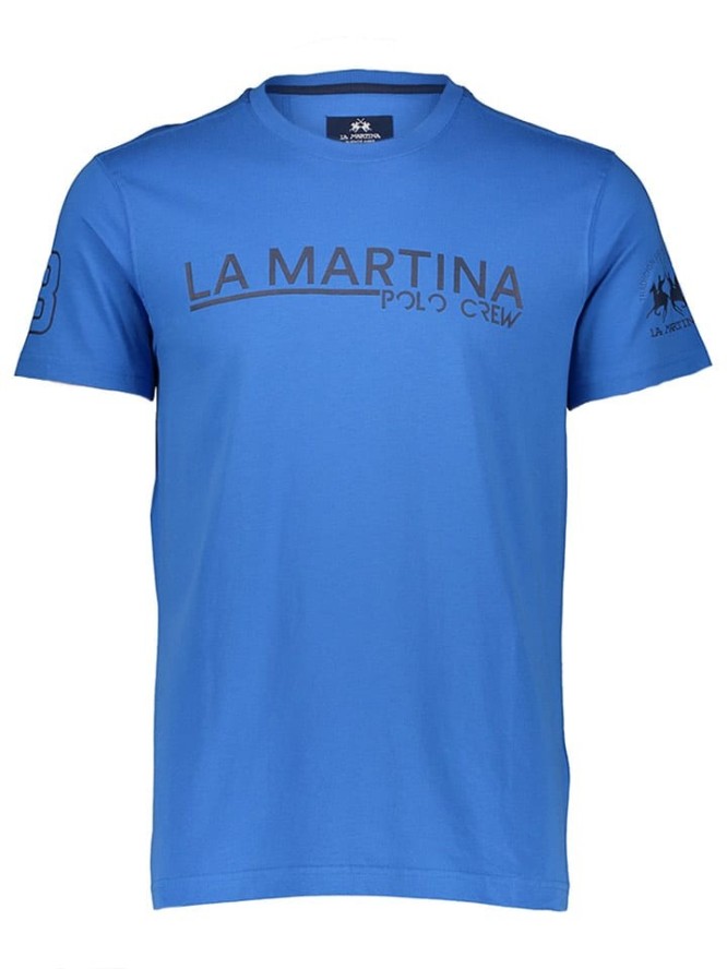 La Martina Koszulka w kolorze niebieskim rozmiar: XXL