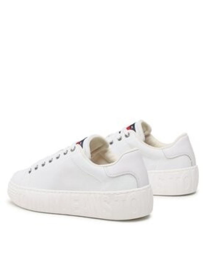 Tommy Jeans Sneakersy Canvas Outsole EM0EM01160 Biały