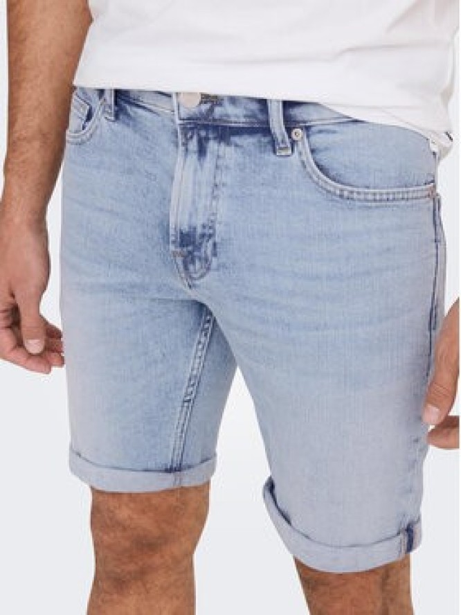 Only & Sons Szorty jeansowe 22025189 Niebieski Regular Fit