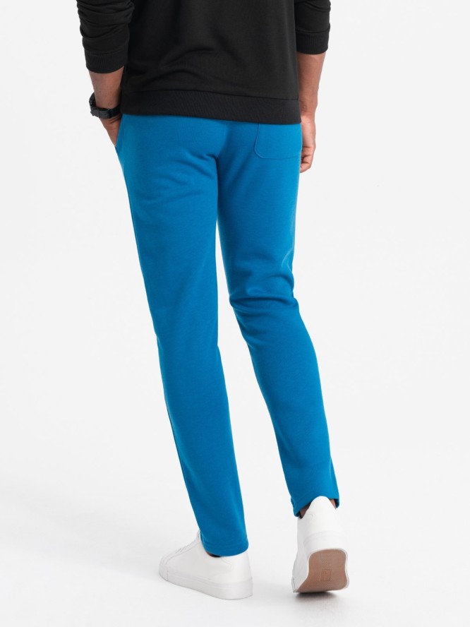 Spodnie męskie dresowe - niebieskie V12 P866 - XXL