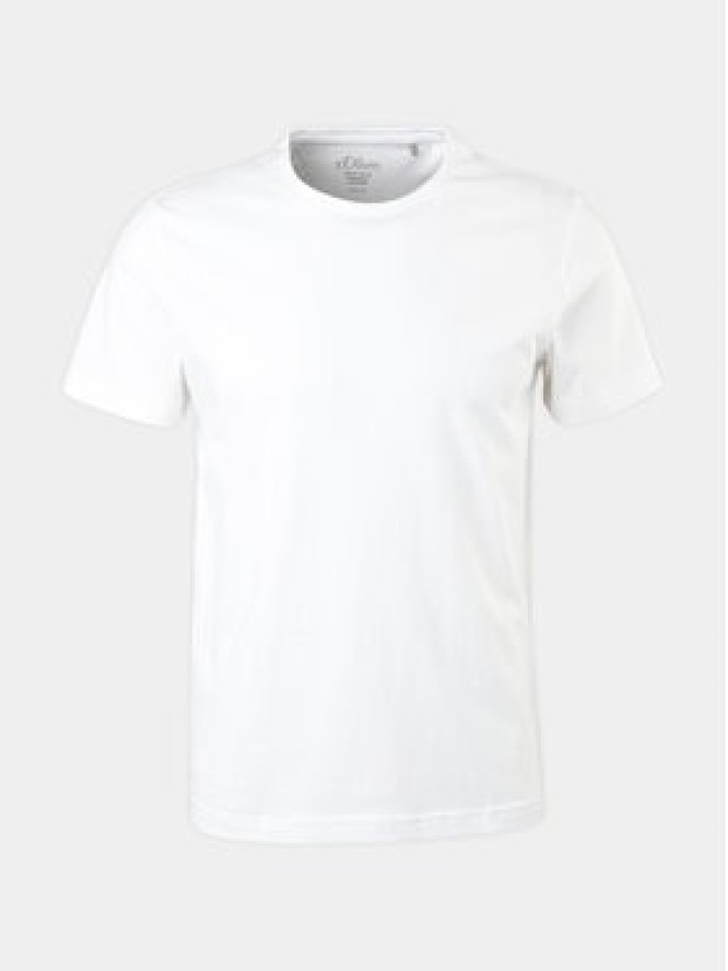 s.Oliver T-Shirt 2057430 Biały Regular Fit